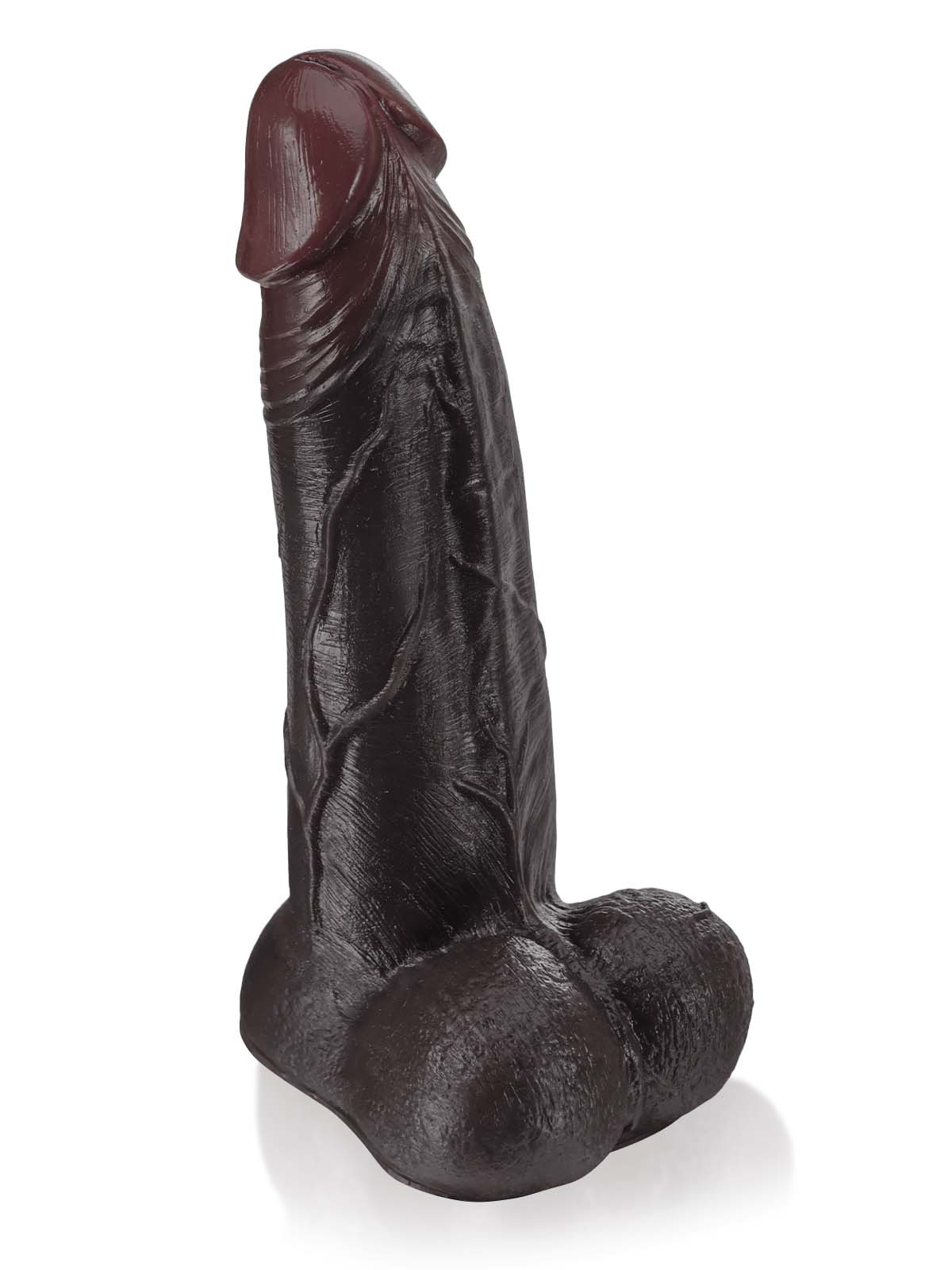 Ryan 10.6" Thick Sliding Skin Realistic Silicone Dildo with Balls | Vac-U-Lock Compatible
