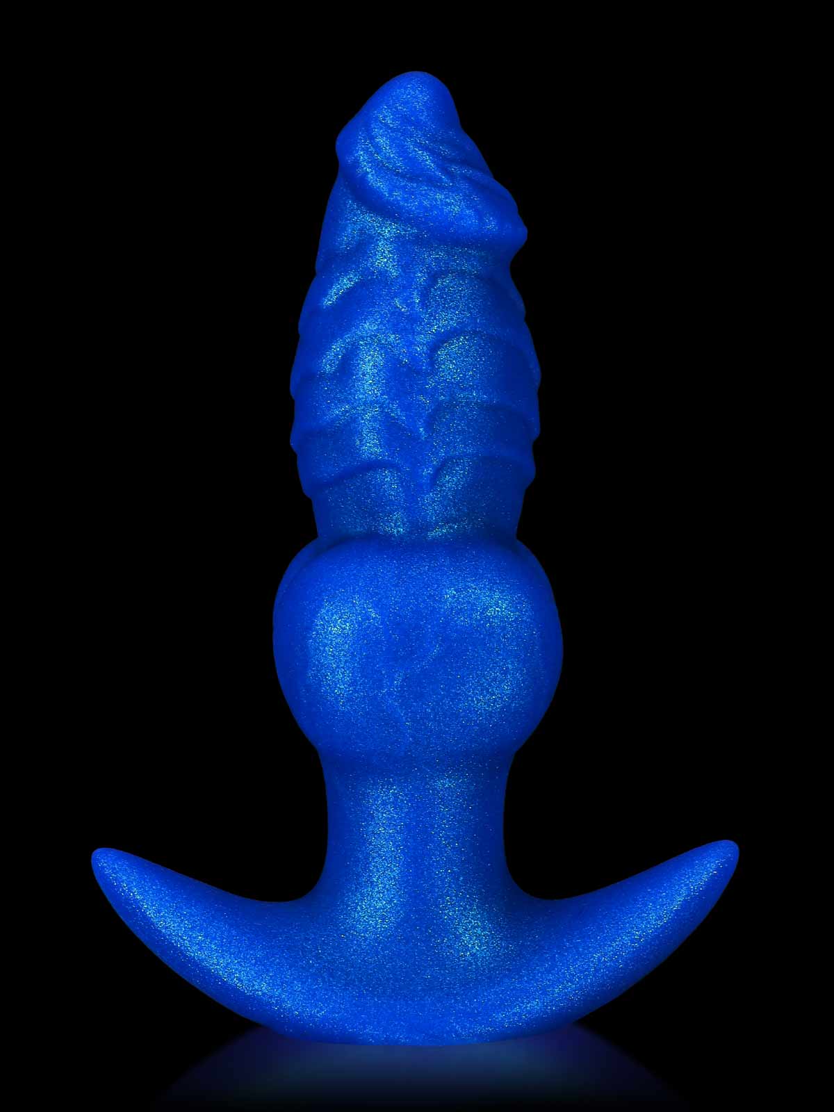 Storm 6.5 Inch Blue Fantasy Dog Dildo Inflatable Anal Plug