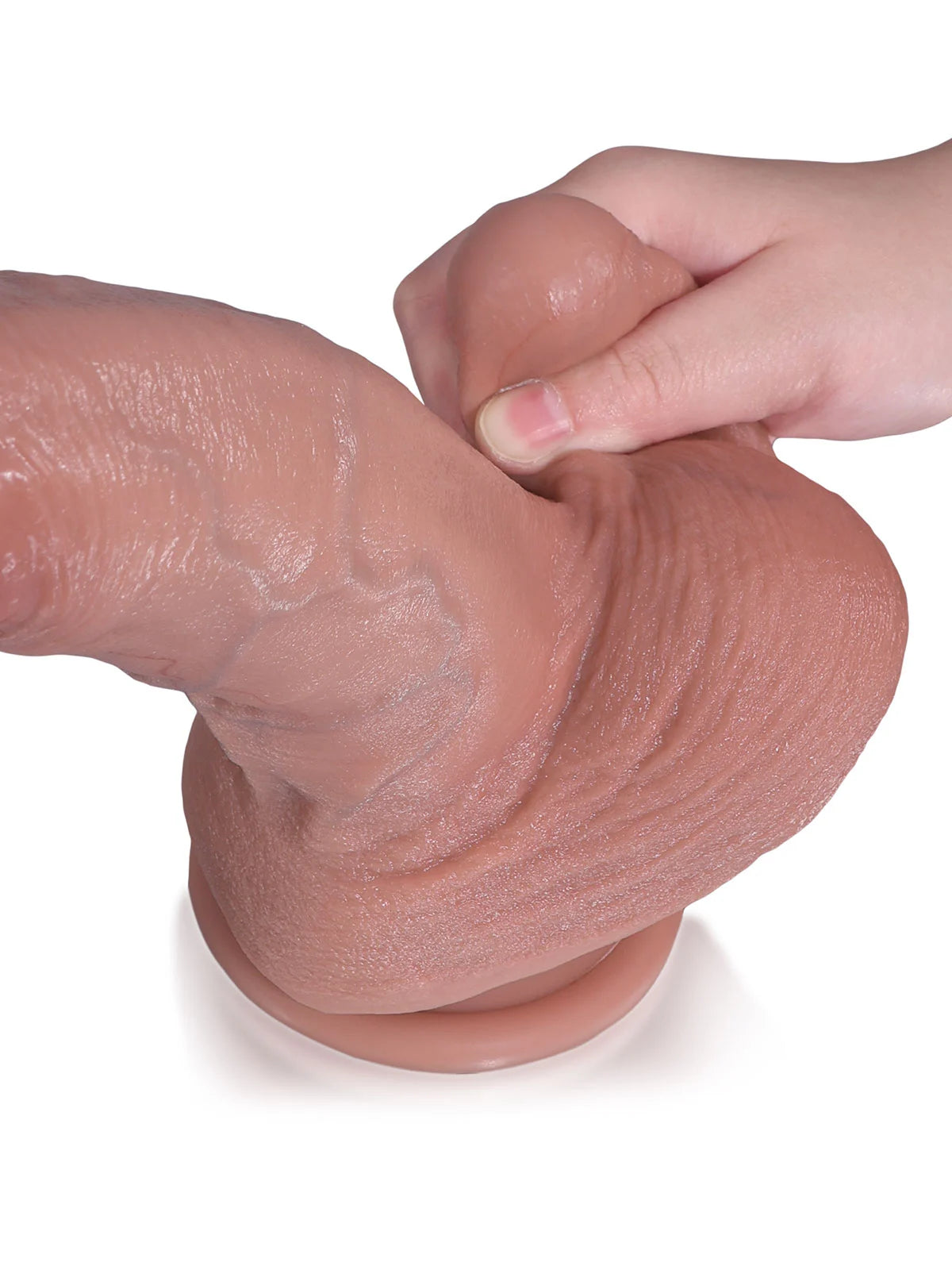 Will 10.4" Silicone Veiny Dildo Sliding Skin & Realistic Balls